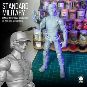 Standard Military Donman art Original 3D full action figure