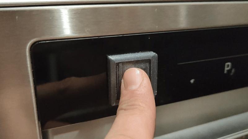 Power switch sliding hatch