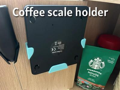 Coffee scale holder