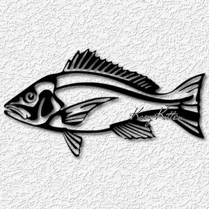 fish realistic wall art fishing home decor