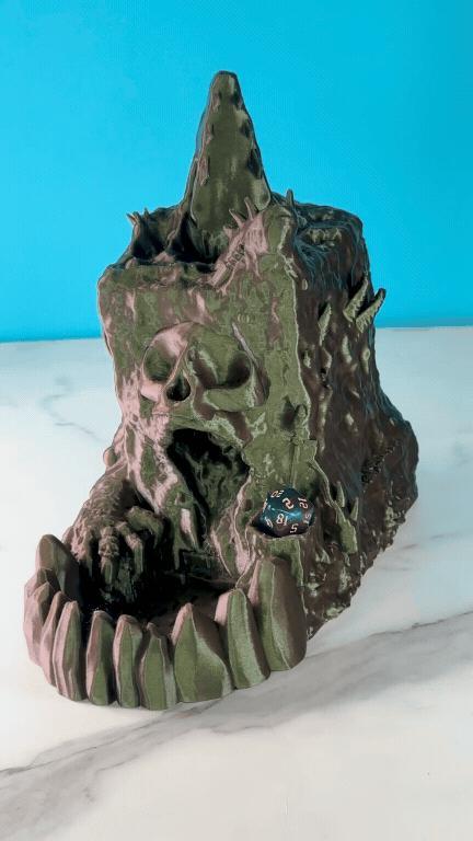 Gargantuan Gelatinous Cube Dice Tower
