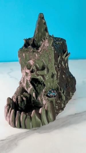 Gargantuan Gelatinous Cube Dice Tower