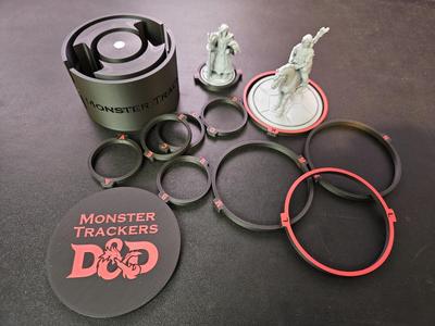 DnD Monster Tracking Rings with Bloodied Condition