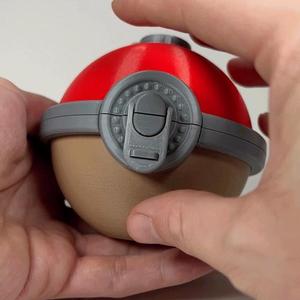 Ancient Pokeball from Pokemon Legends: Arceus (Support-Free, 100% Snap-Together, Different Inserts Available, Nintendo Switch Game, Nintendo DS, Jewelry Inserts))