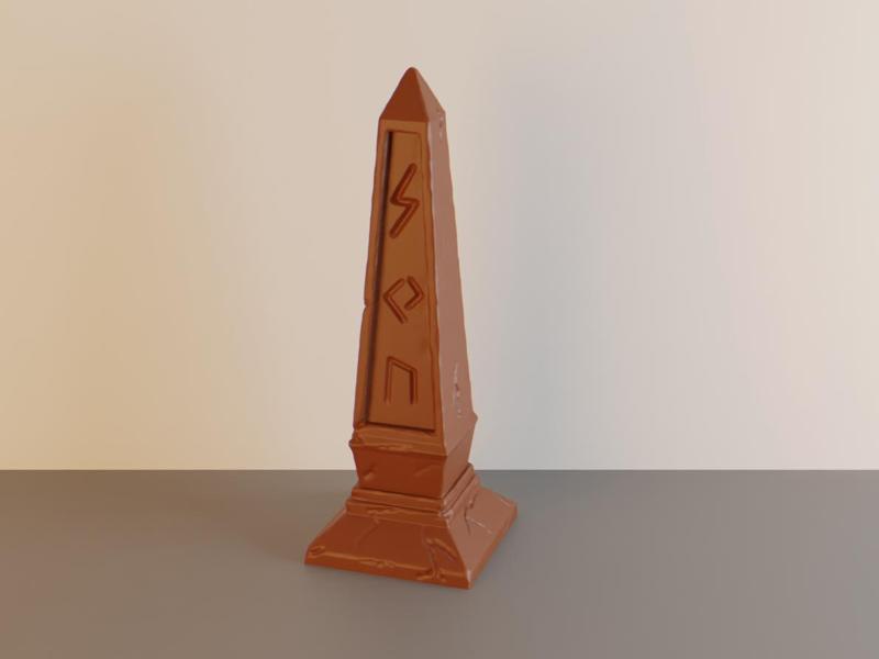 Ruined Obelisk terrain piece