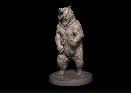 Bear Sculpture 3D print model