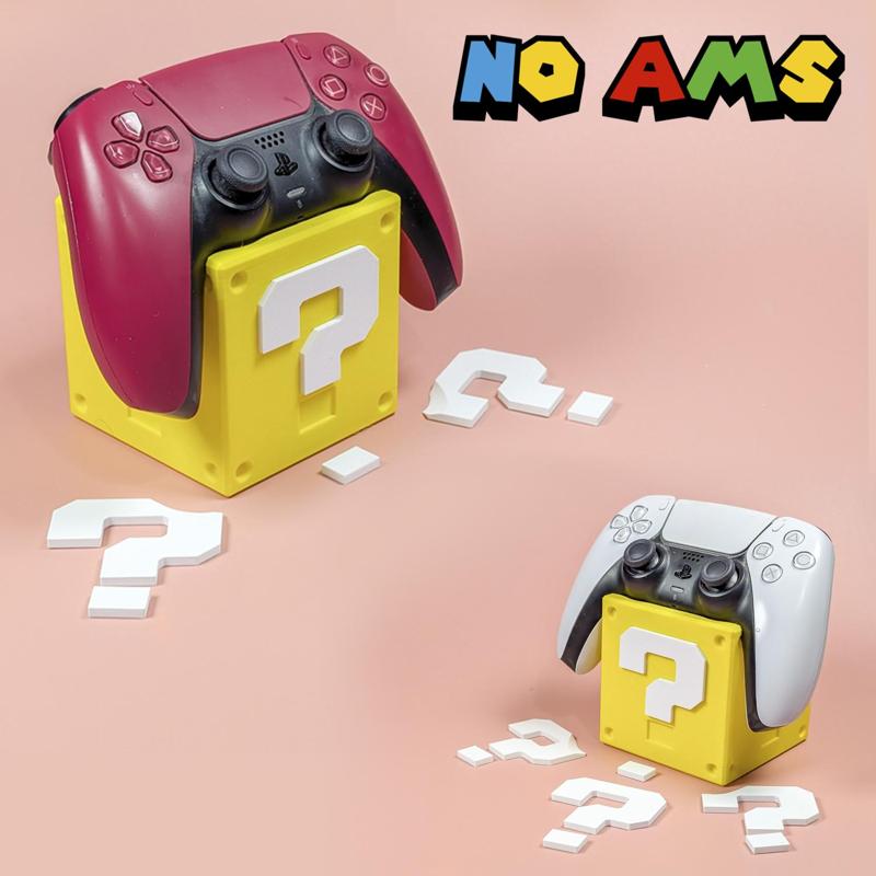 PS5 Controller Stand - Super Mario - Question Mark Box