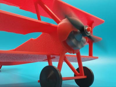 Fokker DR. I Triplane - Flat Plate Model Kit - WWI