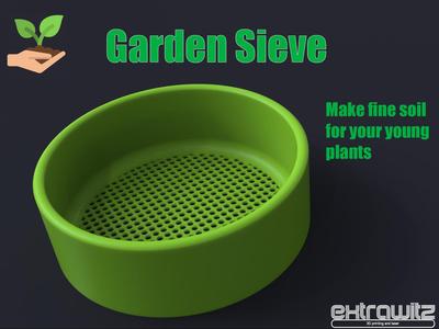 garden sieve for fine soil