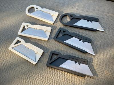 TUBknife - a triangular utility blade holder
