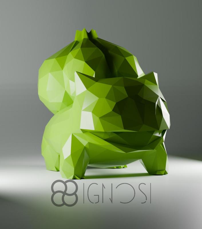(#1) Bulbasaur Low Poly