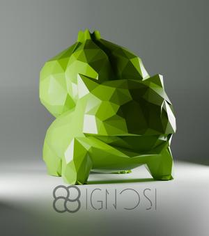 (#1) Bulbasaur Low Poly