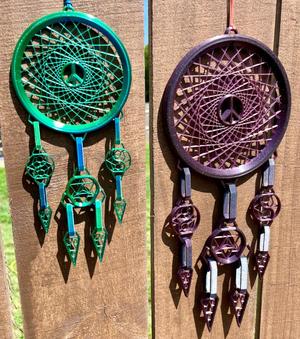 Trippy Print-In-Place Peaceful Dream Catcher
