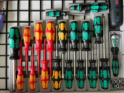 Gridfinity Universal Wera Screwdriver Inserts