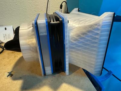 120MM Fan Hepa Filter with Carbon Filter