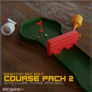 Desktop Mini Golf | Course Set Pack 2