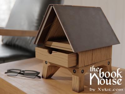 The Book House - Modular Book Holder and drawers