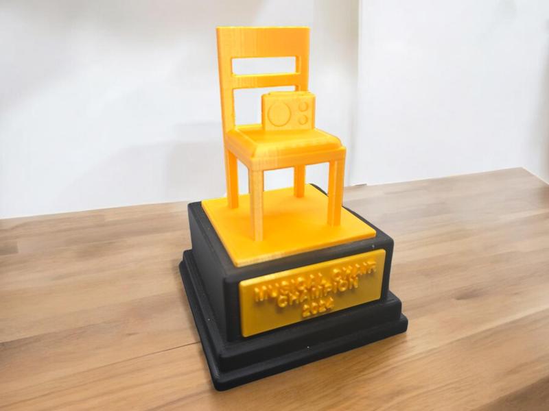 Musical Chairs Trophy