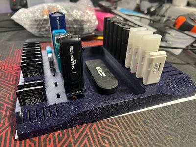 USB, SD, MicroSD holder