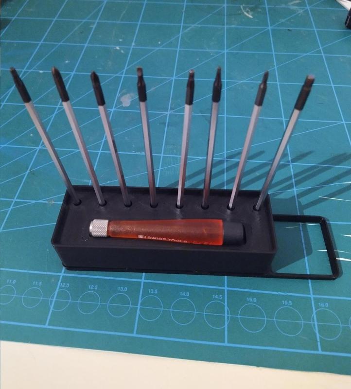 PB Swisstools holder for Gridfinity 1x3