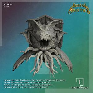 Pre-Supported Kraken Bust