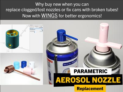Parametric Aerosol Nozzle Replacement