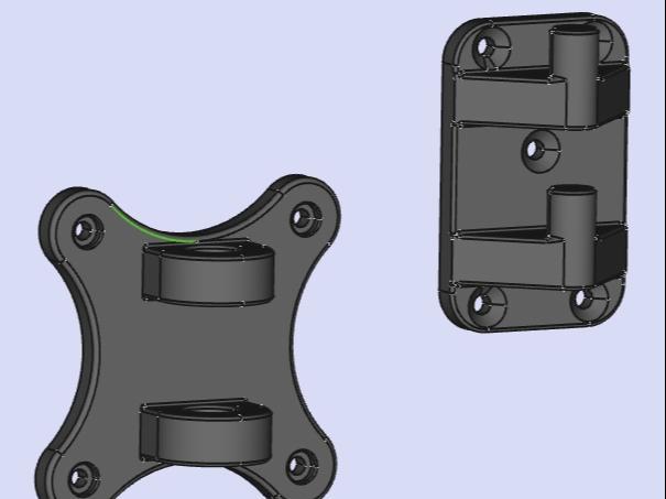 PC-TV-Mount Vesa 7,5 x 7,5 cm