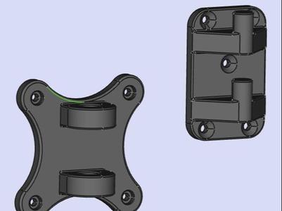 PC-TV-Mount Vesa 7,5 x 7,5 cm