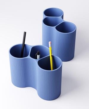 Triptych Pen Holder