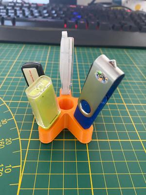 Starfish USB Holder.stl