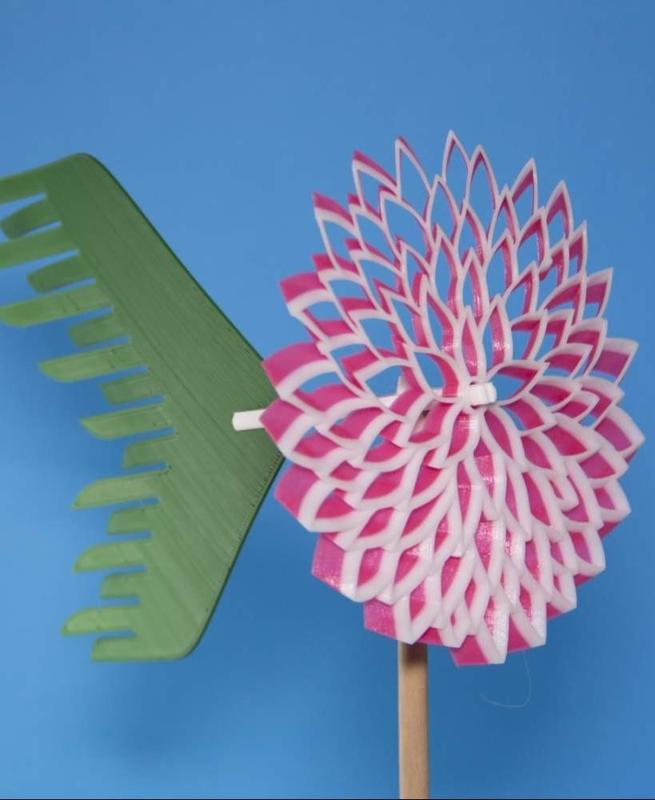 Big Flower Pinwheel