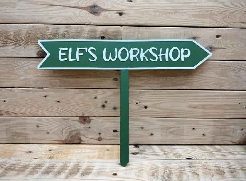 Elf Workshop Signs