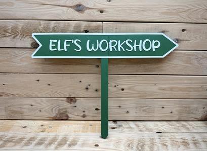 Elf Workshop Signs