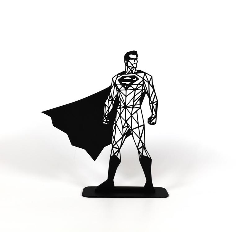 Geometric Low Poly Superman