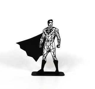 Geometric Low Poly Superman