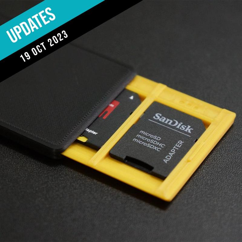 Minimalistic Card-sized SD Card Holder