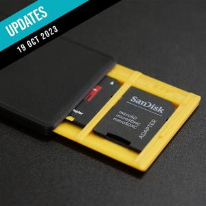 Minimalistic Card-sized SD Card Holder