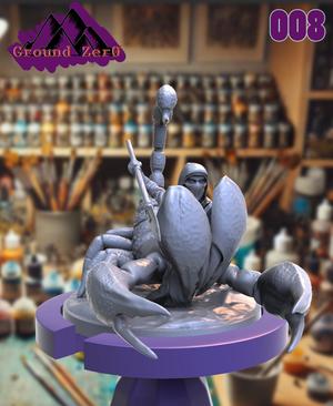 ScorpionFolk Worrior Spear and Shield
