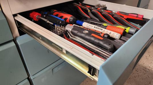 Gridfinity Low Profile Compact Tool Storage Drawer Organizer Set
