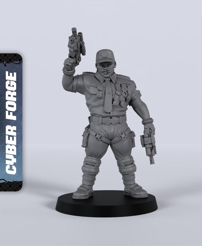 General Kala - With Free Cyberpunk Warhammer - 40k Sci-Fi Gift Ideas for RPG and Wargamers