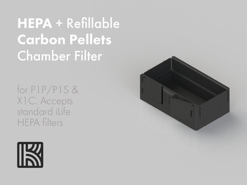 Ultimate HEPA + Charcoal Refillable Chamber Filter