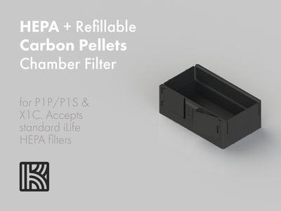 Ultimate HEPA + Charcoal Refillable Chamber Filter