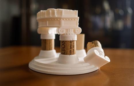 Roman Pillar Wine Bottle Holder