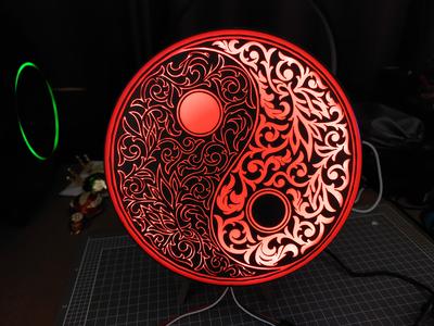 Floral Yin Yang
