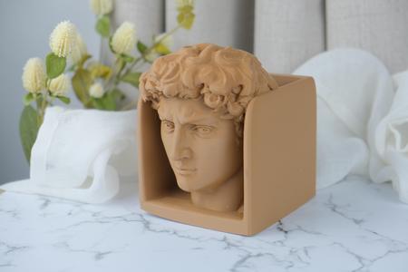 David Head Desk Organizer - A Touch of Renaissance Elegance