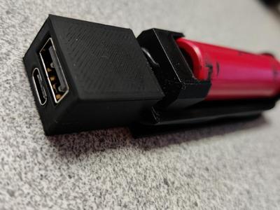Hot swap 18650 charger and powerbank