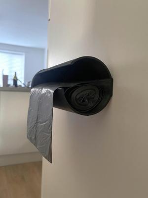Trash Garbage Bin Bag Holder - Large + Rubble