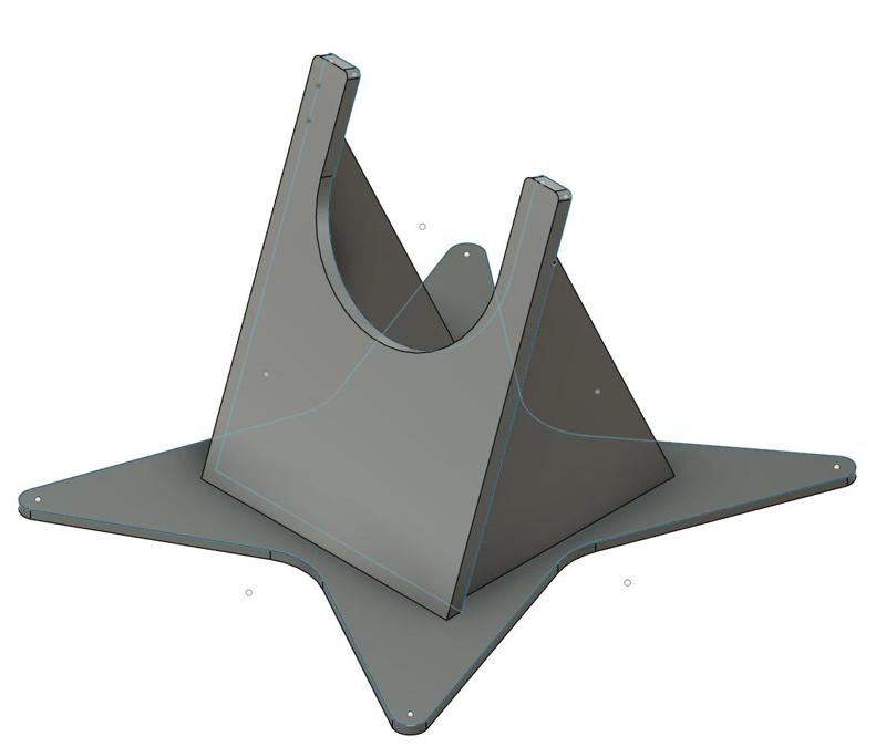 Raffa center cap stand