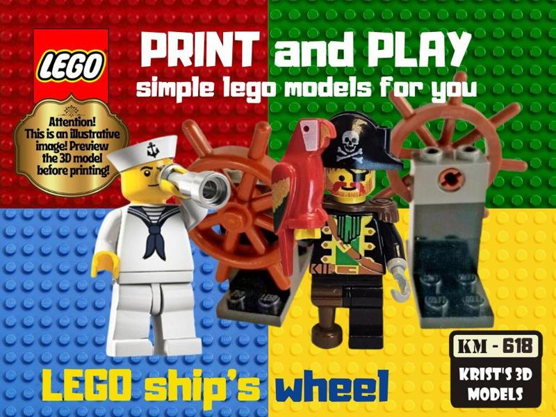 LEGO ship's wheel