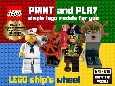 LEGO ship's wheel